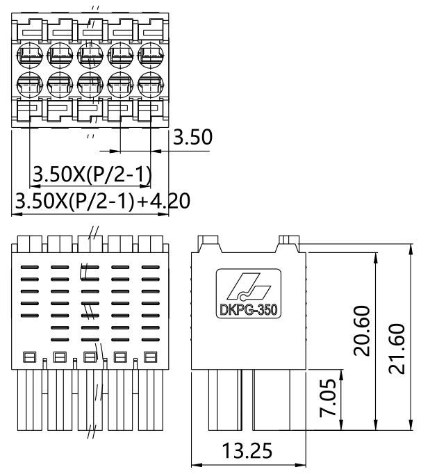 插拔式端子臺(tái)-插頭DKPG-350(圖1) 插拔式端子臺(tái)-插頭DKPG-350(圖1)