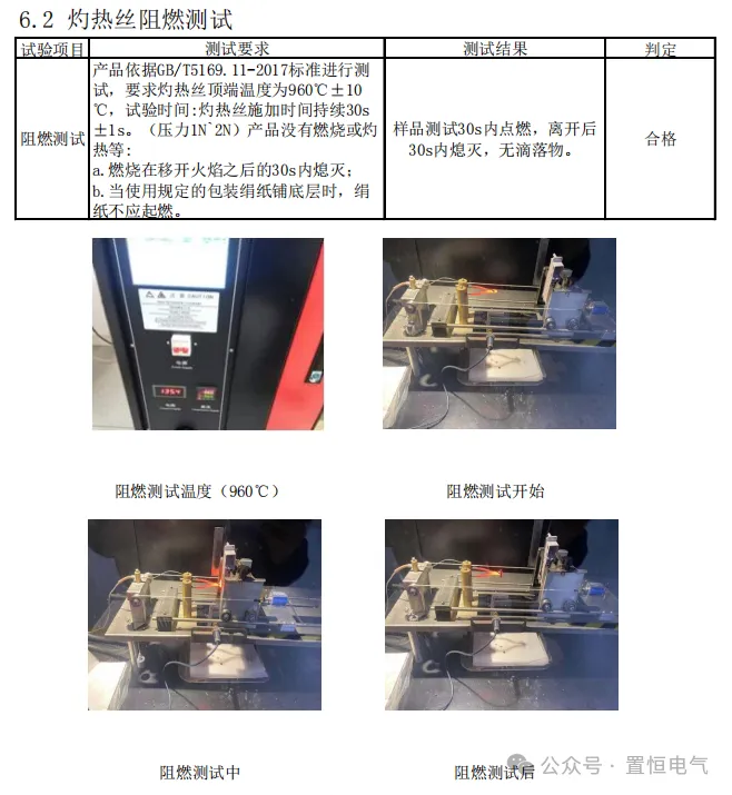 阻燃測試：灼熱絲與垂直燃燒試驗，卓能連接器的雙重防火墻！(圖2)